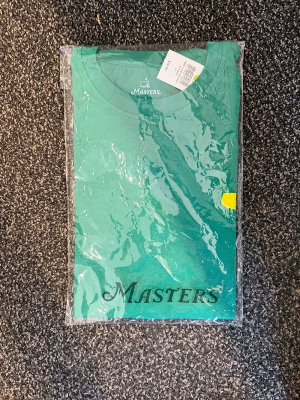 The Masters Green Logo Tee Size Large